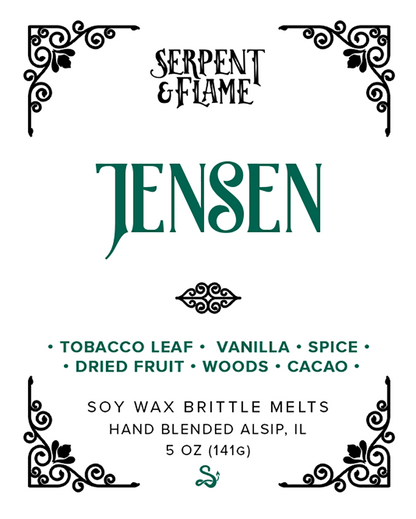 Jensen Wax Brittle, Tobacco Vanilla Spice
