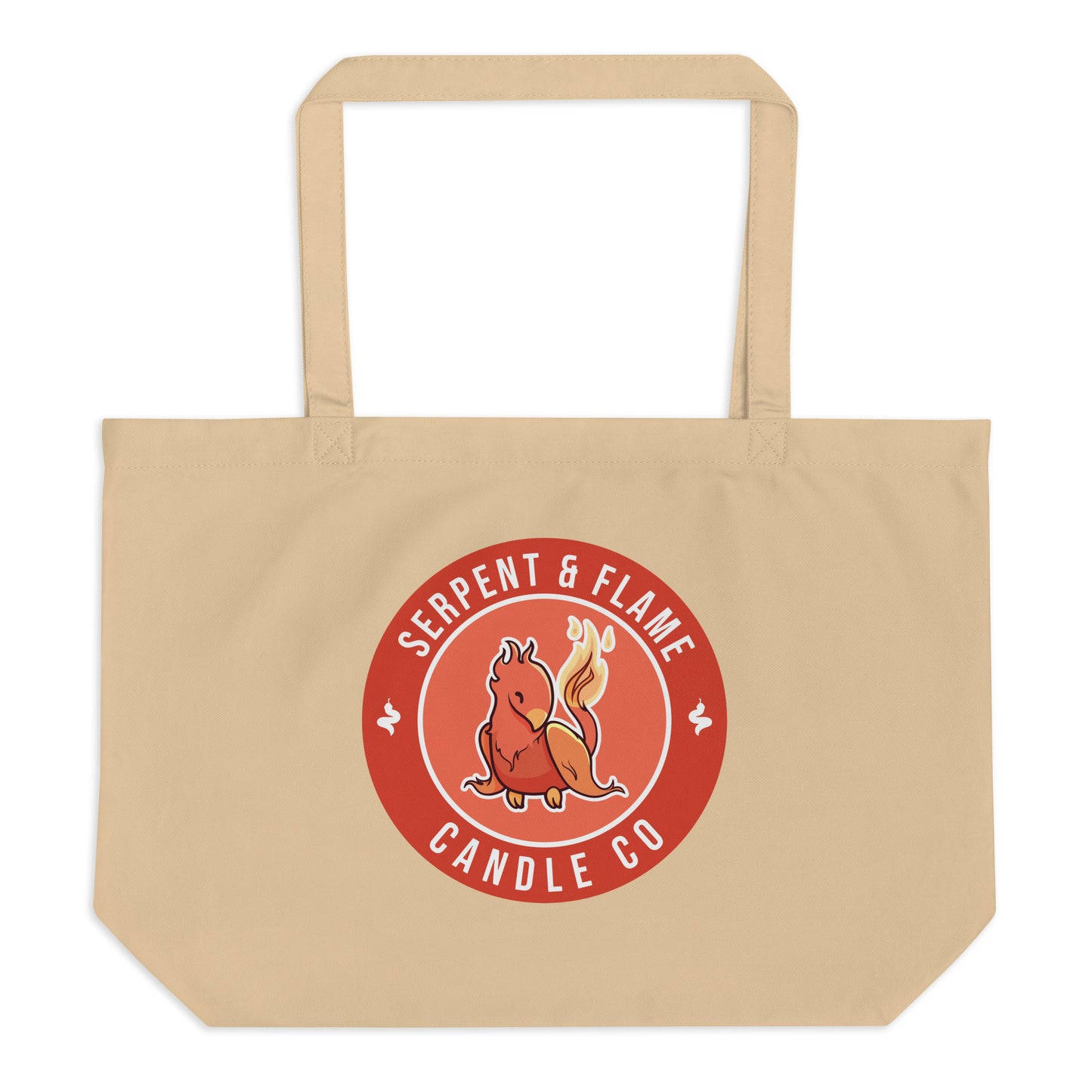 Apollo Phoenix Logo Large organic tote bag