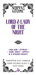 Lord & Lady of the Night, Citrus Sea Air Apple Earl Grey