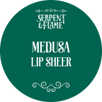 Medusa, Patina Gold Lip Sheer