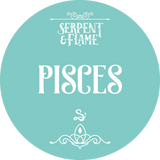 Zodiac Pisces Candle, Amber Plum Citrus