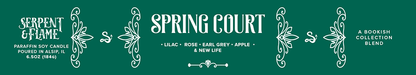 Spring Court Candle, Lilac Rose Apple Earl Grey Tea