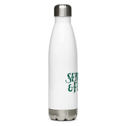 Serpent and Flame Logo Stainless Steel Water Bottle