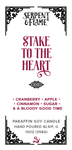 Stake to the Heart, Cranberry Apple Cinnamon