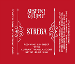 Strega, Wine Red Lip Sheer