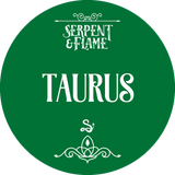 Zodiac Taurus Candle, Sandalwood Patchouli