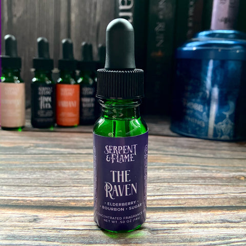 The Raven Diffuser Oil, Elderberry Bourbon Sugar