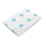 Sparkle Beast Repeating Print Throw Blanket
