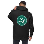 Unisex fleece zip up hoodie