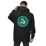 Unisex fleece zip up hoodie