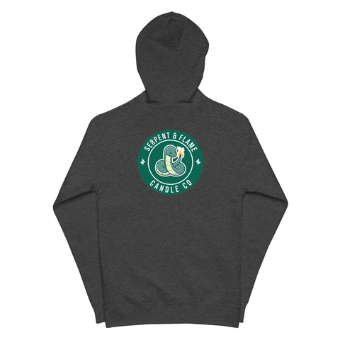 Effie Logo Unisex fleece zip up hoodie
