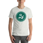 Serpent and Flame Round Logo Short-Sleeve Unisex T-Shirt