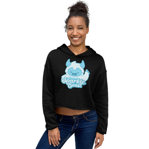 Sparkle Beast Crop Hoodie