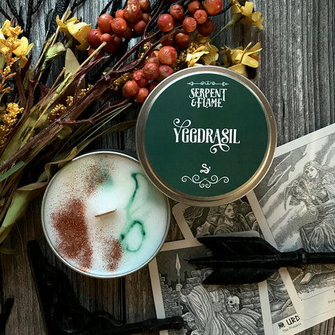 Yggdrasil Candle, Cedar Amber Oakmoss